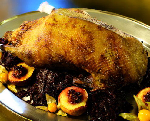 Gänsebraten
